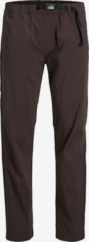 JACK & JONES Loose fit Pants 'Kane Tech AKM' in Brown: front