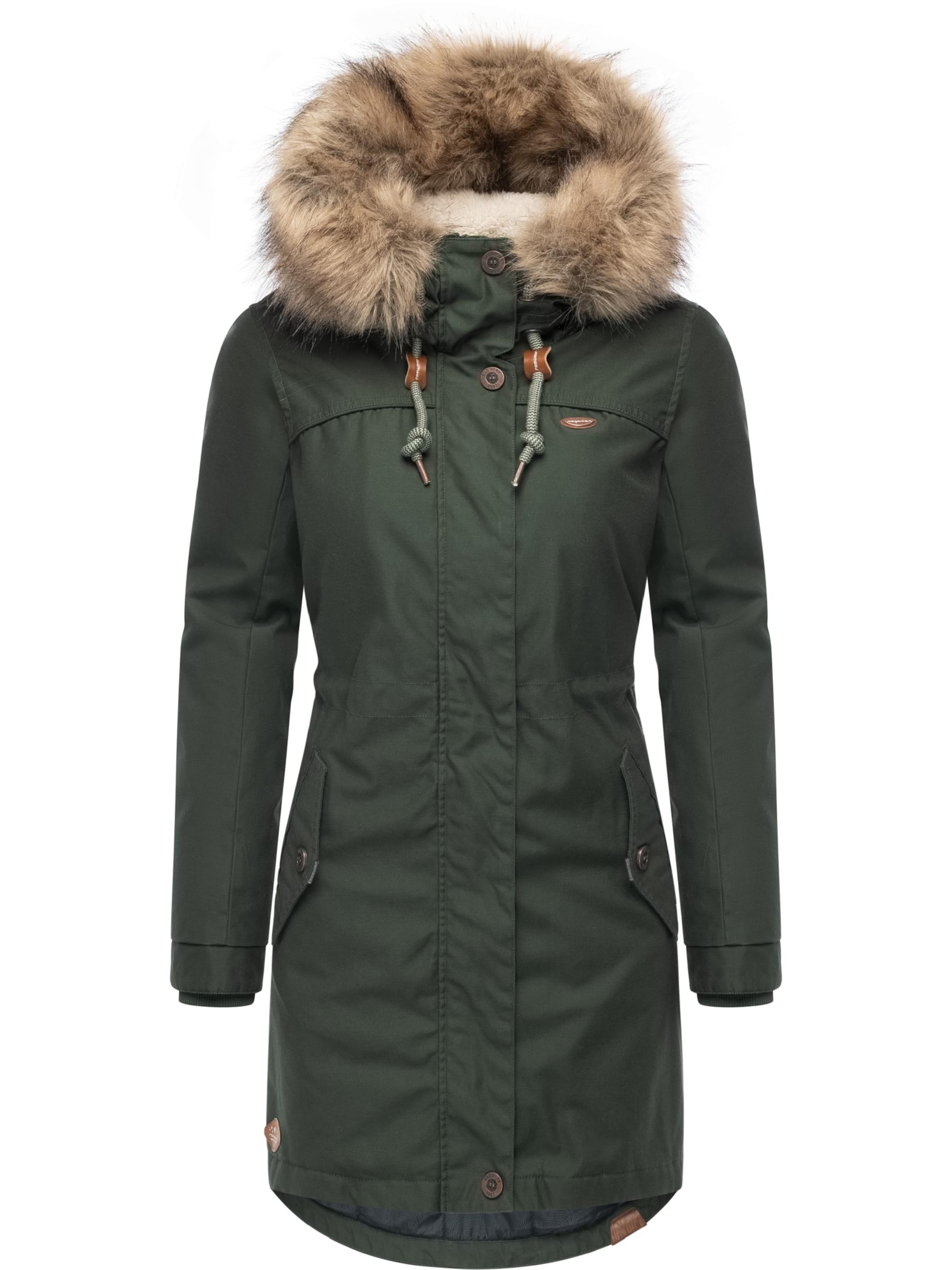 Parka d’hiver 'Tawny' Ragwear en vert