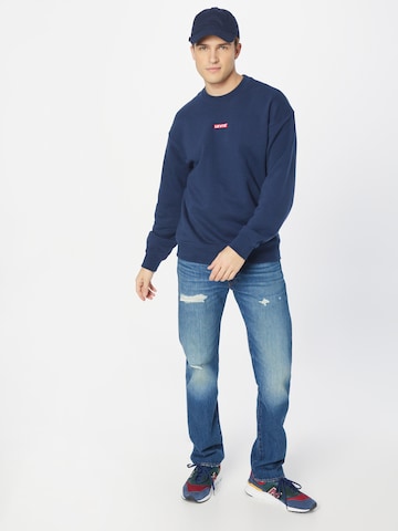 LEVI'S ® Sweatshirt 'Relaxed Baby Tab Crew' in Blue