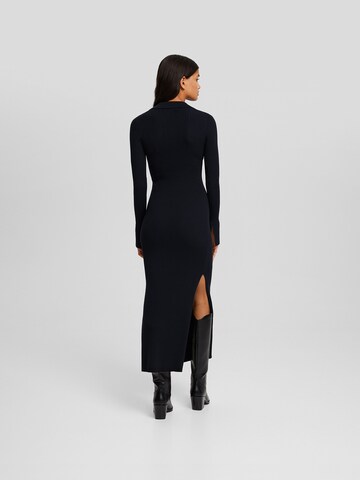 Bershka Knit dress in Black