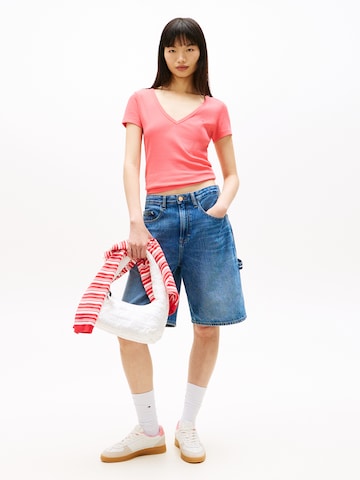 Tommy Jeans - Camiseta 'ESSENTIAL' en rosa