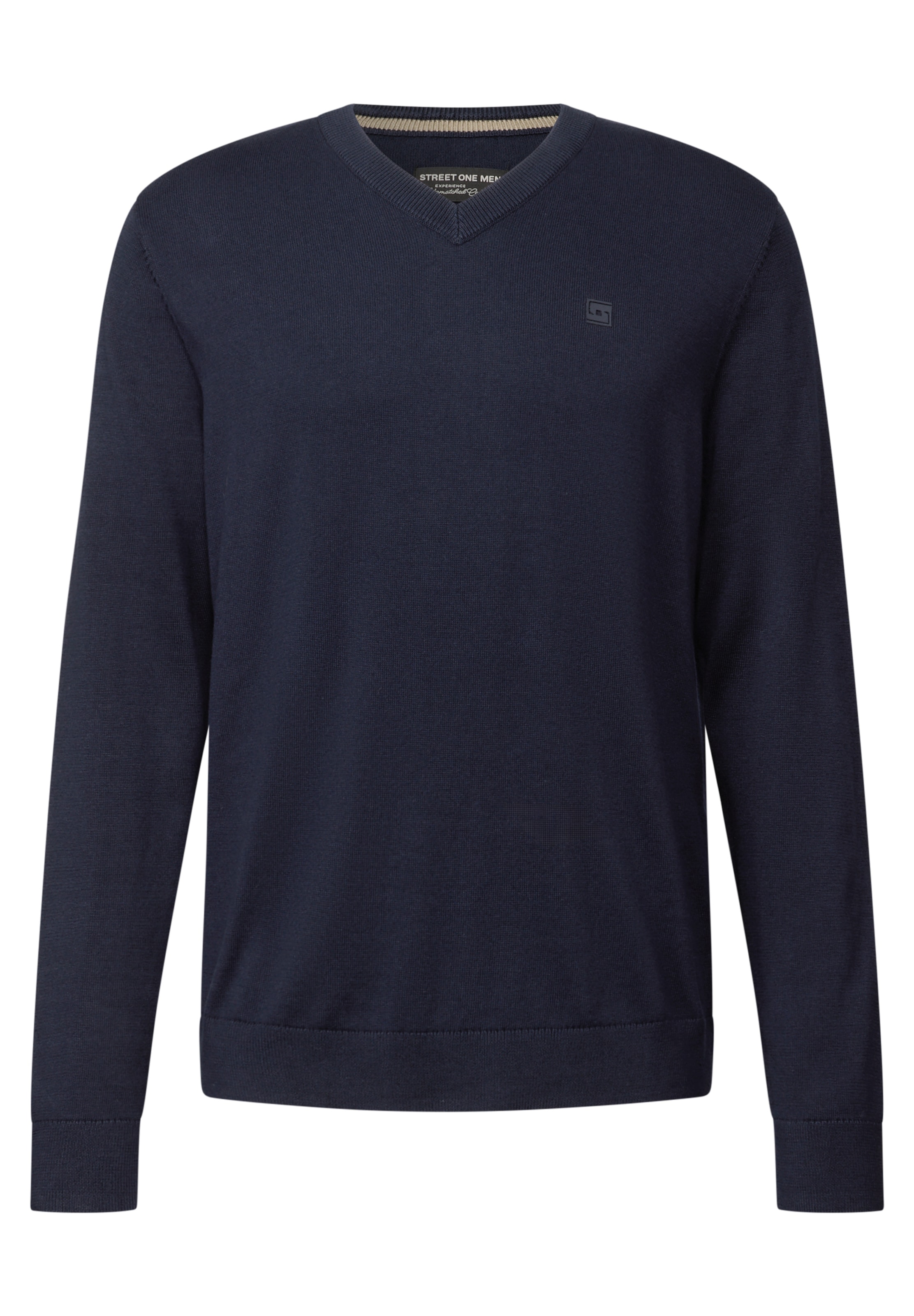 Street One MEN Sweater in Blue: front