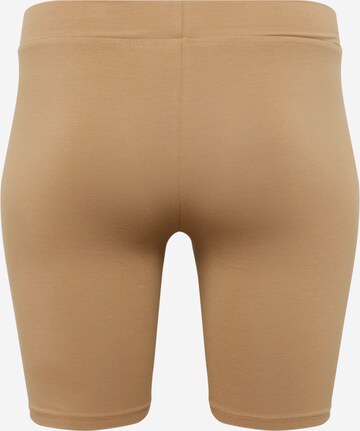 Skinny Leggings 'Time' ONLY Carmakoma en beige