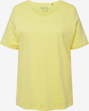 Ulla Popken Shirt in Gelb: Vorderseite
