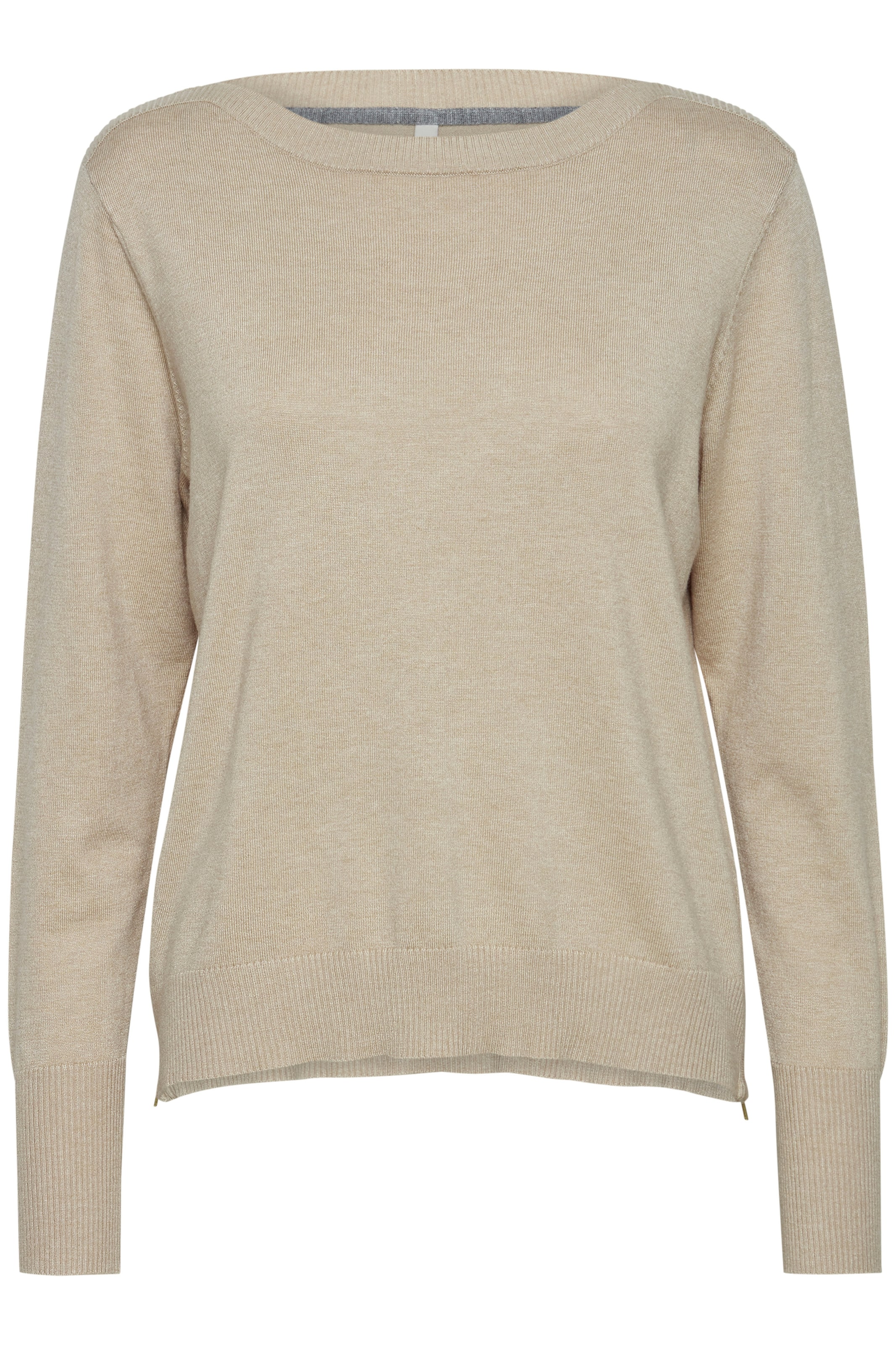 PULZ Jeans Sweater 'SARA' in Beige: front