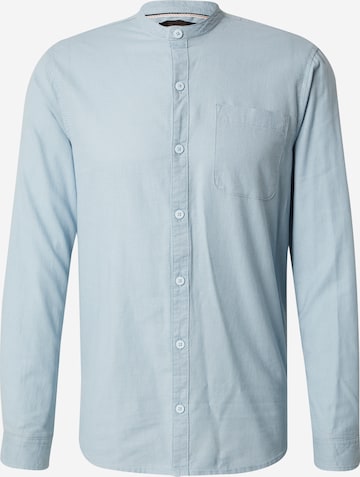 INDICODE JEANS Regular fit Button Up Shirt 'Raffi' in Blue: front