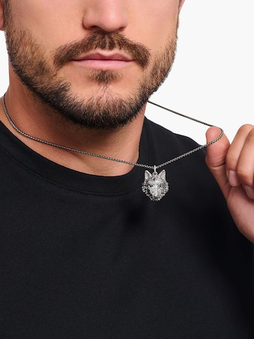 Thomas Sabo Pendant 'Wolf' in Silver