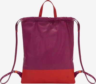 DuDu Rucksack in fuchsia / orangerot, Produktansicht