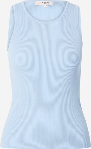 A-VIEW Knitted Top in Blue: front