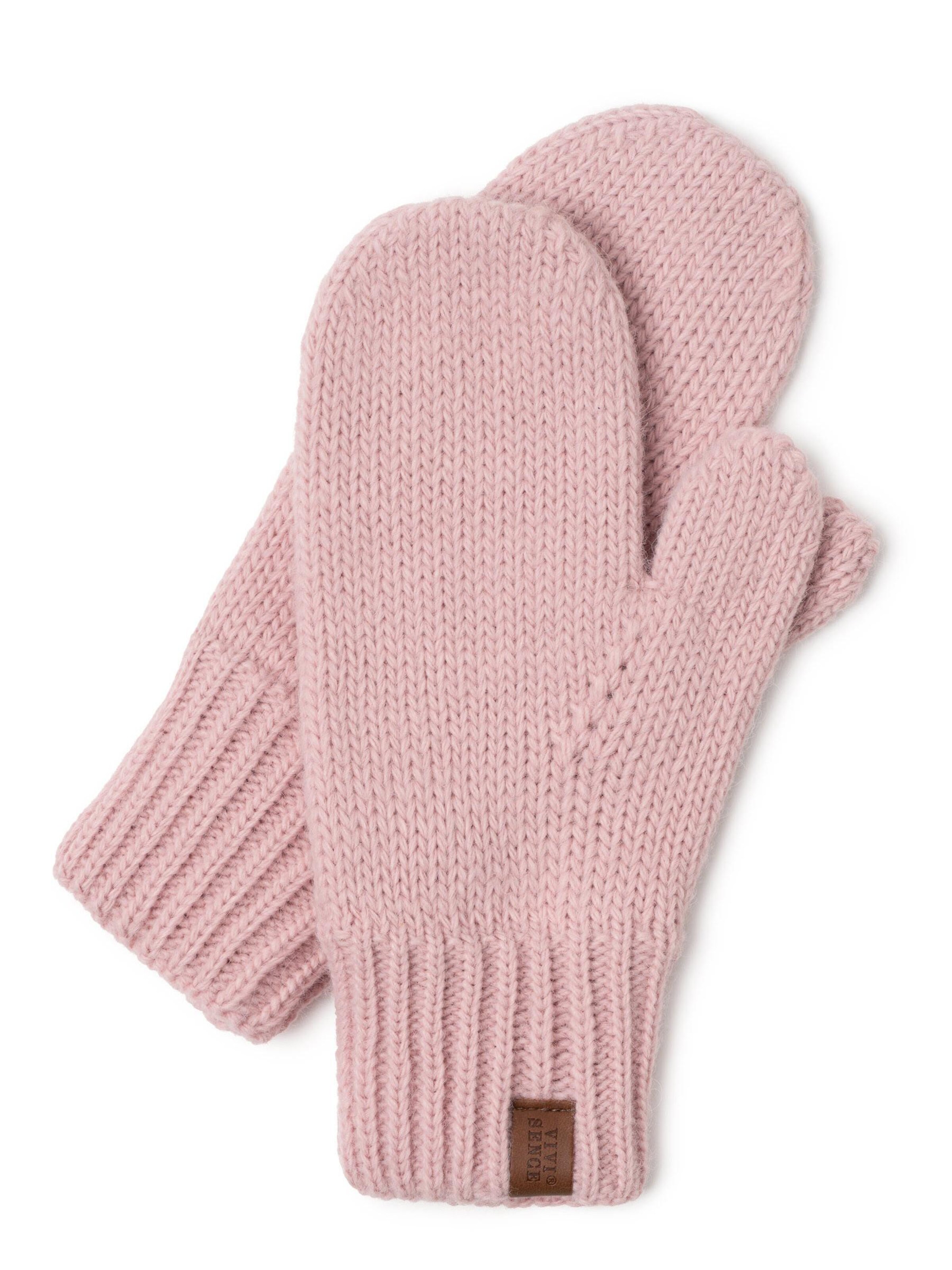 Vivisence Full finger gloves '7015R' in Pink
