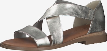 TAMARIS Sandals in Silver: front