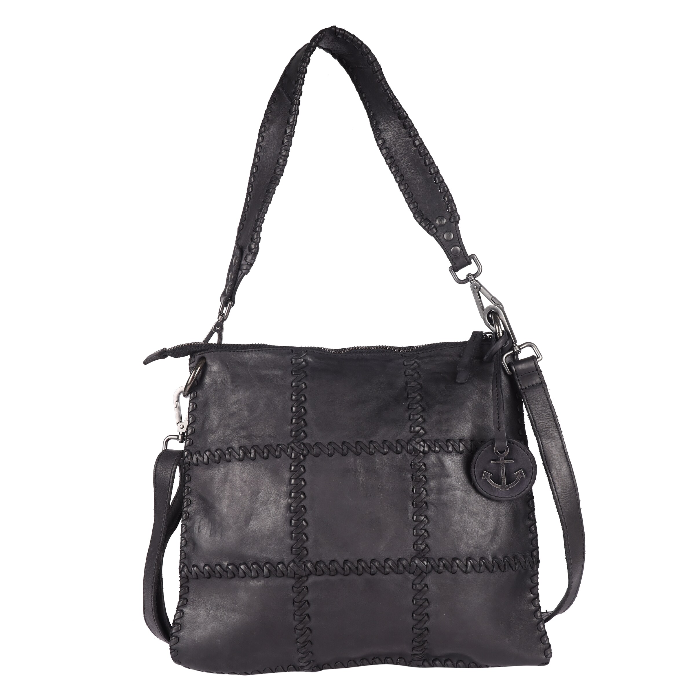 Harbour 2nd Schultertasche 'Fashion Lights Xanthe' in Grau: Vorderseite