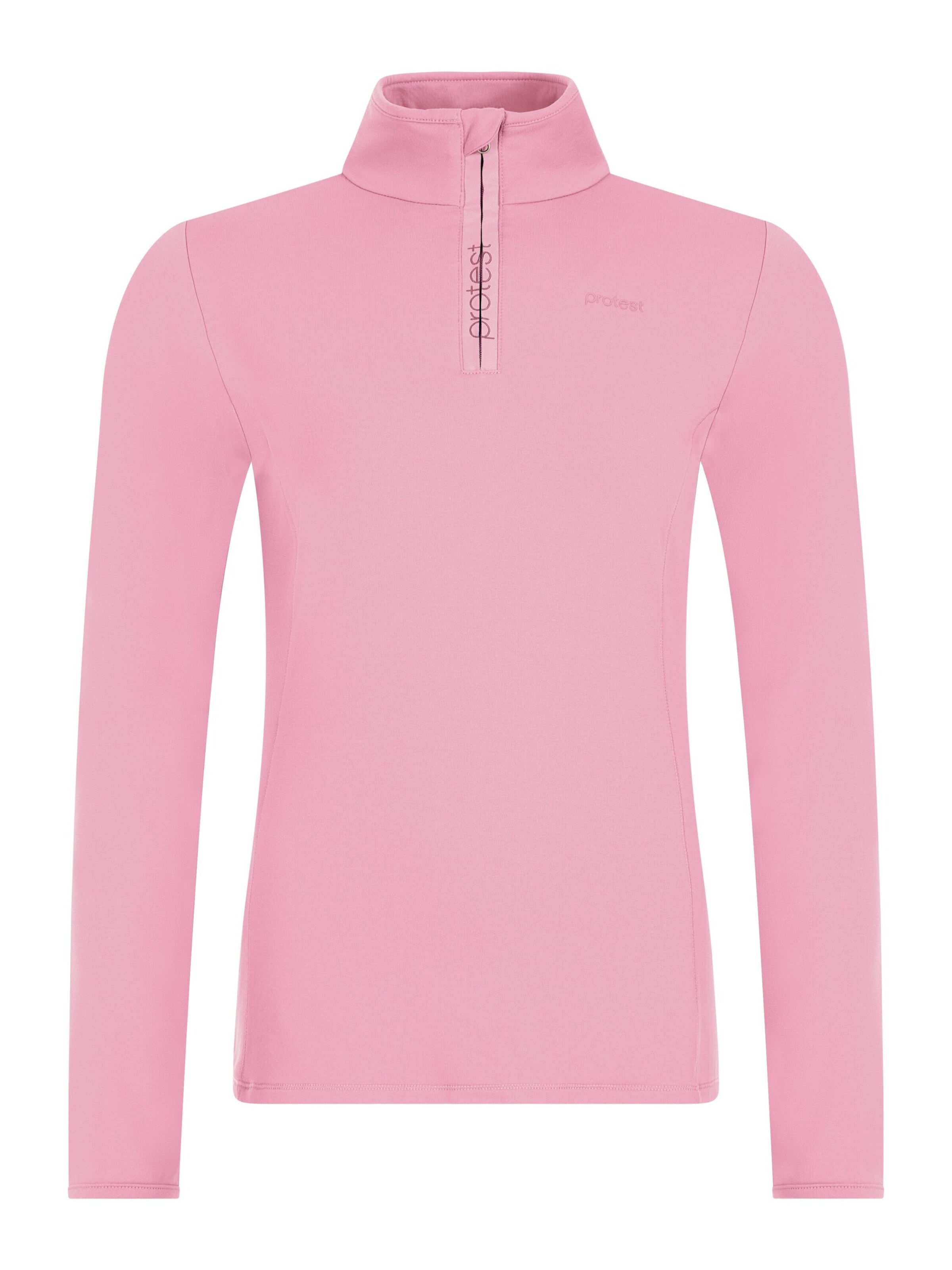 PROTEST Sportief sweatshirt 'REFABRIZ' in Roze: voorkant