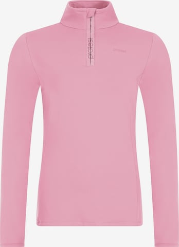 PROTEST Sportief sweatshirt 'REFABRIZ' in Roze: voorkant