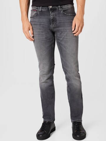Slimfit Jeans 'SCANTON' de la Tommy Jeans pe negru: față