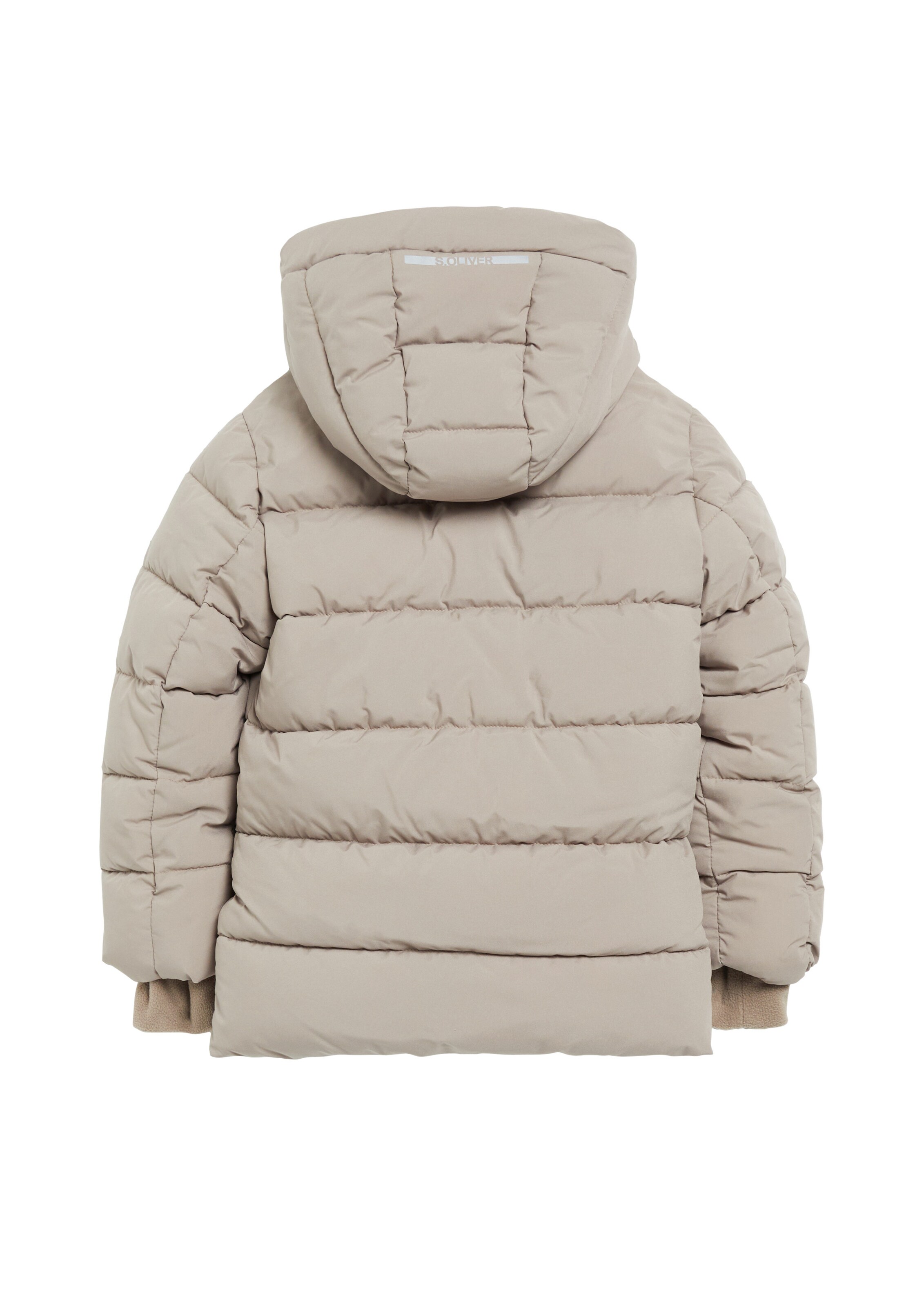 s.Oliver Winter Jacket in Beige: back