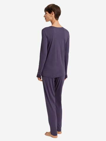 Hanro Pajama 'Claire' in Blue
