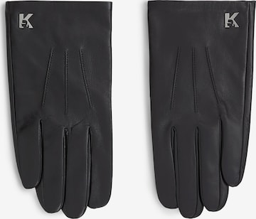juoda KARL LAGERFELD JEANS Pirštuotos pirštinės: priekis