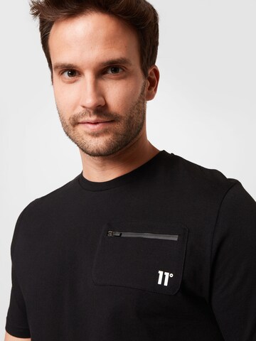 11 Degrees T-Shirt in Schwarz