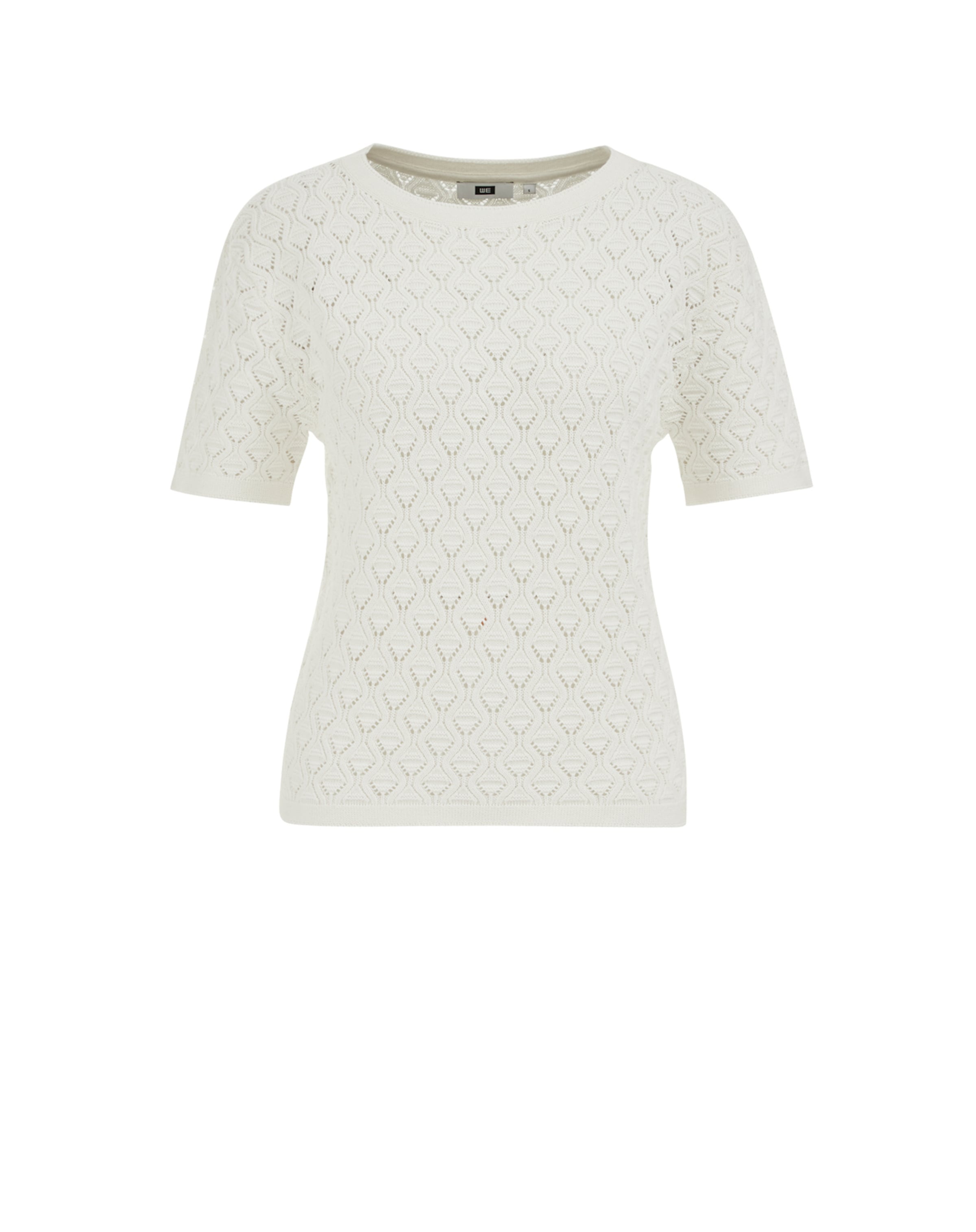 WE Fashion Пуловер в бяло: отпред