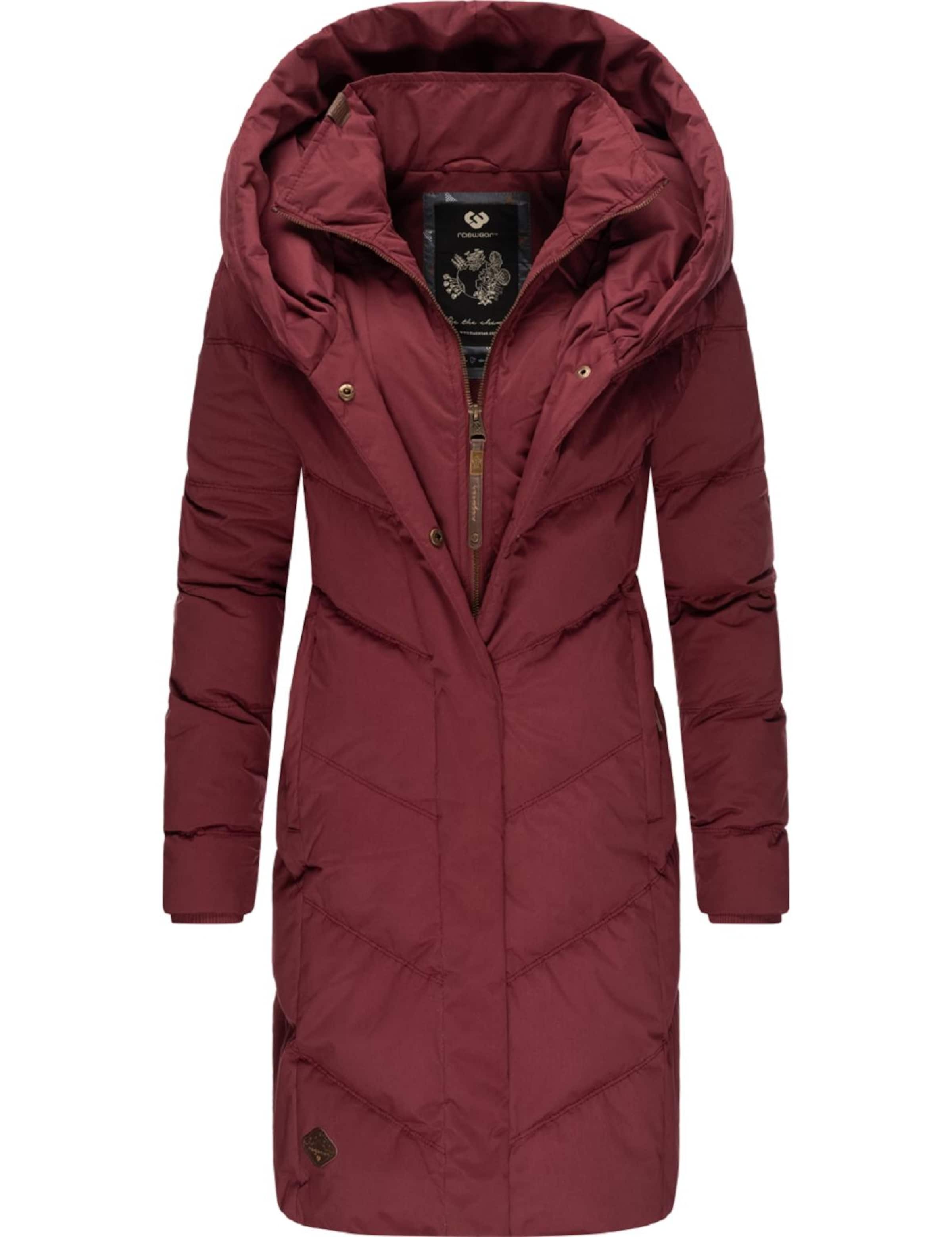 Ragwear Wintermantel 'Natalka II Intl.' in Rot