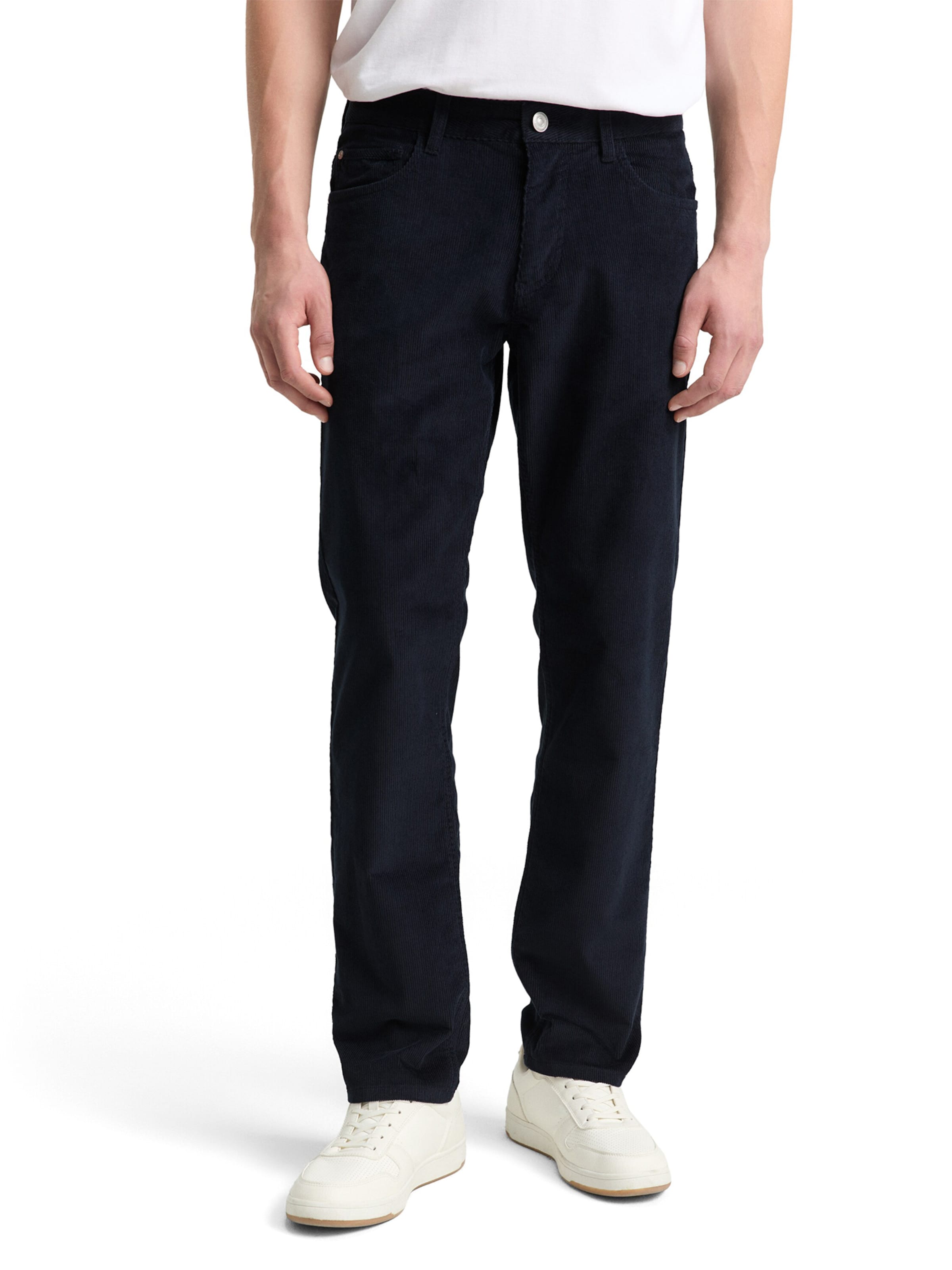 TOM TAILOR Обычный Брюки-чинос 'Marvin' в Синий: спереди