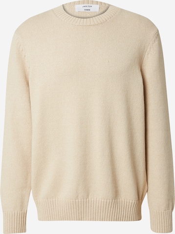 DAN FOX APPARELPulover 'Ilias' - bež boja: prednji dio