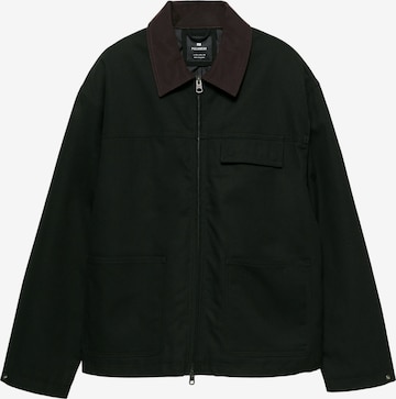 Pull&Bear Välikausitakki värissä vihreä: etupuoli