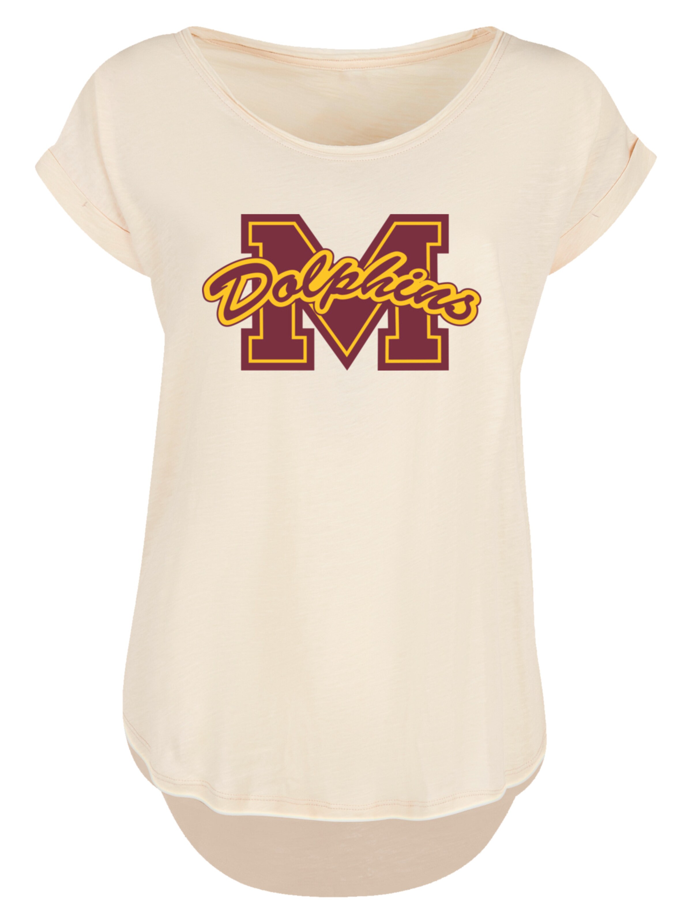 F4NT4STIC Shirt 'Sex Education Netflix TV Series' in Beige: voorkant