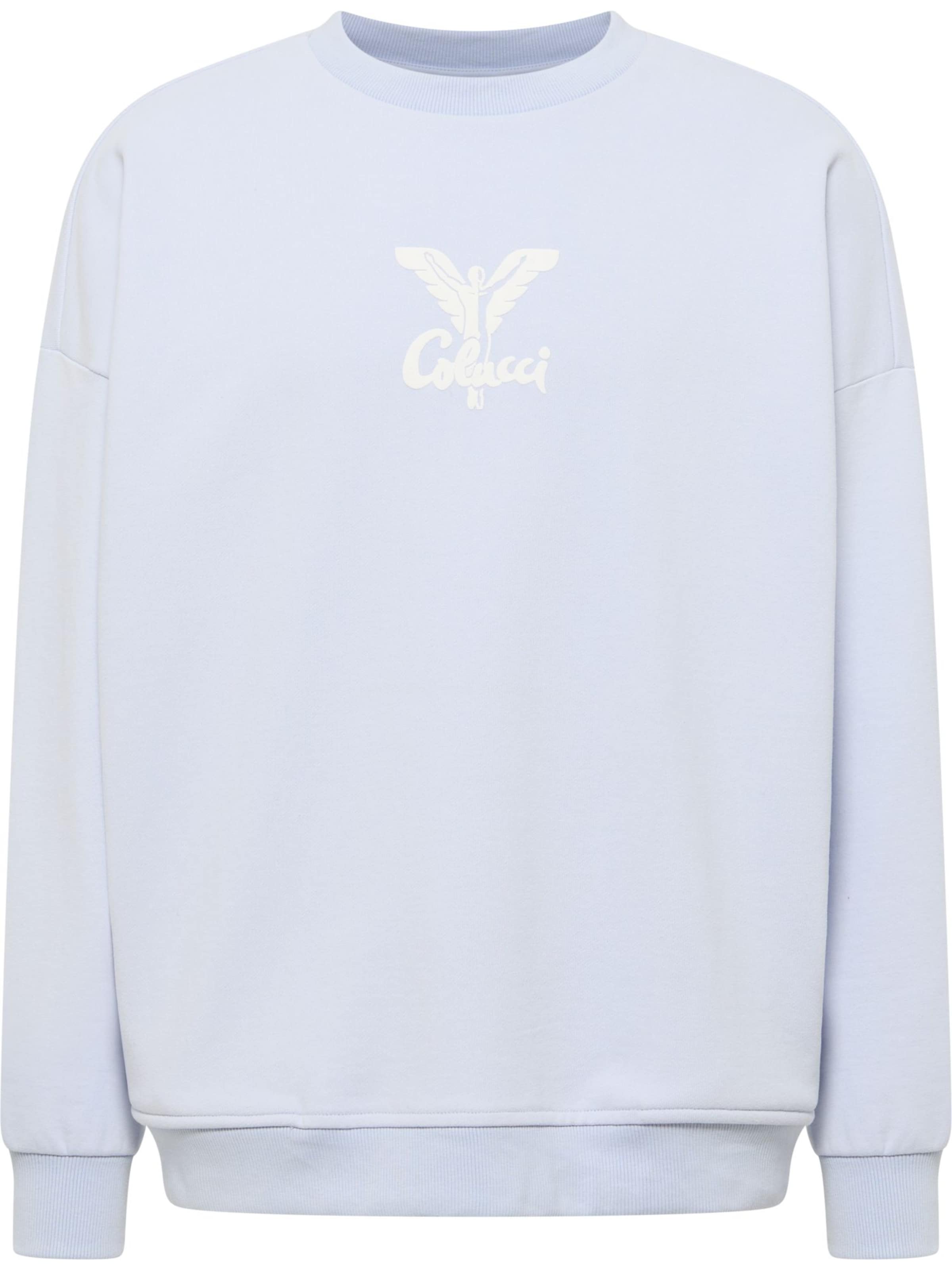 Sweat-shirt 'Di Quirico' Carlo Colucci en bleu : devant