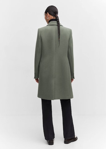 MANGO Between-Seasons Coat 'DALI' in Green