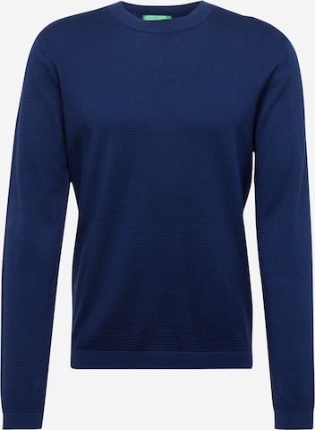 UNITED COLORS OF BENETTON Sweater in Blue: front