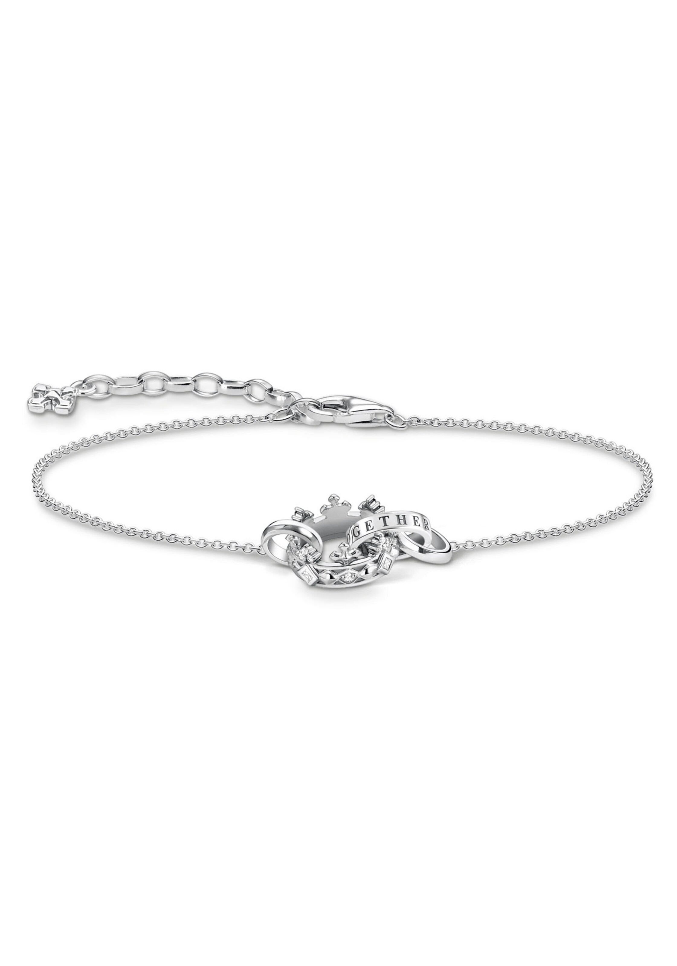 Thomas Sabo Bracelet 'Forever Together' in Silver: front