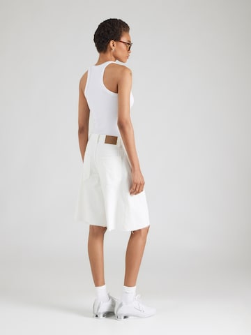 TOPSHOP Barrel Džíny 'JOA' – bílá