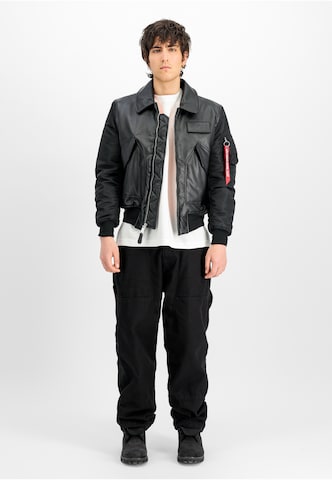 ALPHA INDUSTRIES Tussenjas 'Cwu Fl Mod' in Zwart