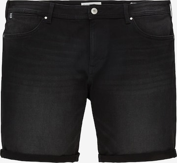 TOM TAILOR Men + - Regular Calças de ganga em preto: frente