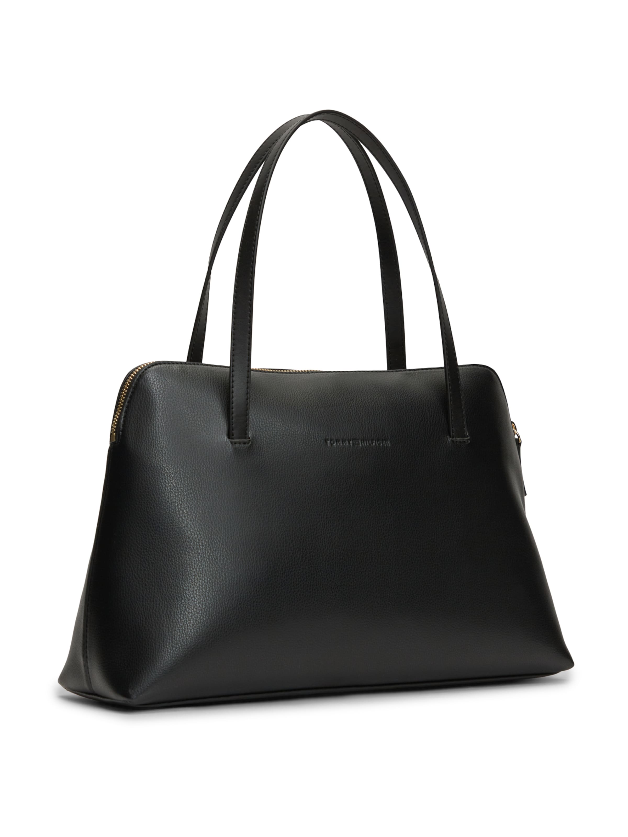 TOMMY HILFIGER Schultertasche in Schwarz