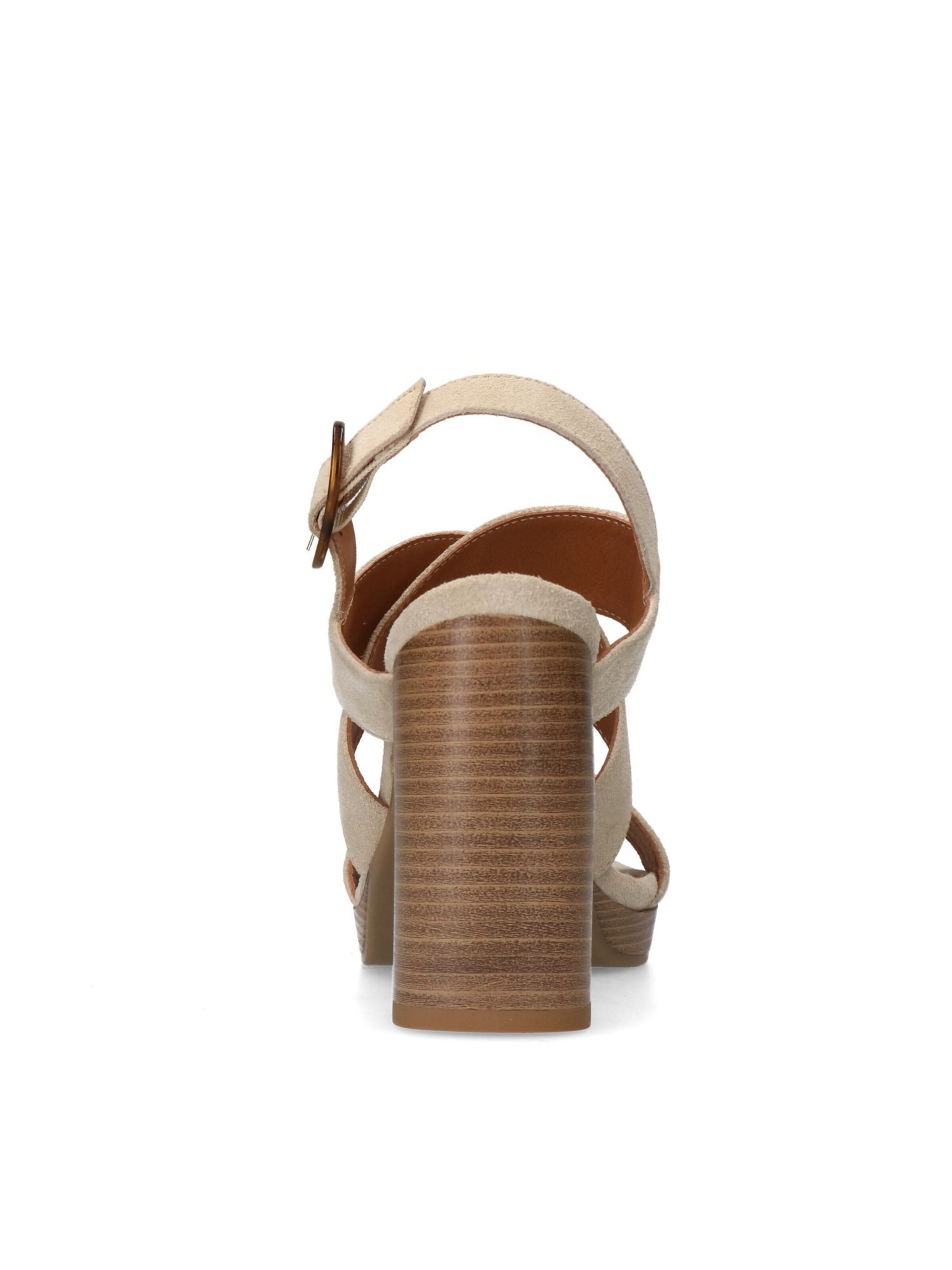 MANFIELD Sandale in Beige