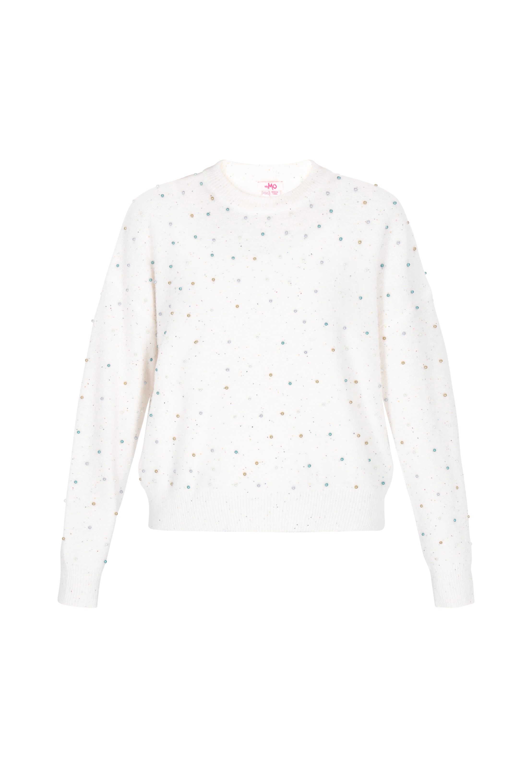 MYMO Pullover in Weiß: Vorderseite