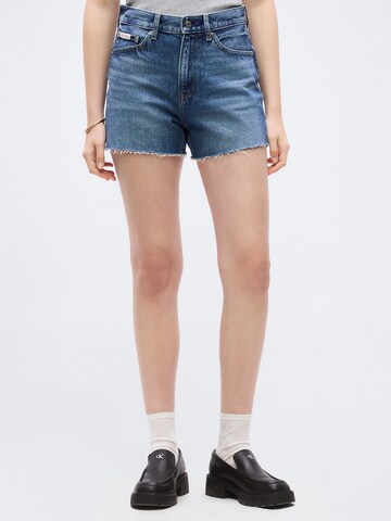 Calvin Klein Jeans Loosefit Jeans '90s' in Blauw: voorkant