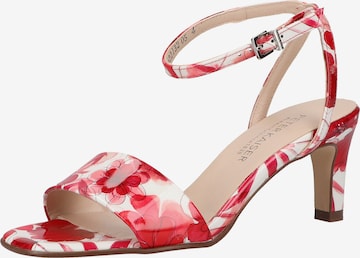 PETER KAISER Strap Sandals in Red: front