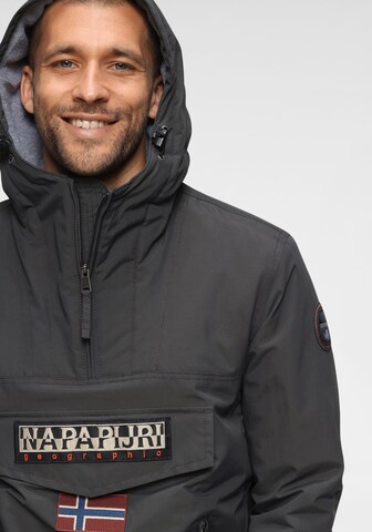 NAPAPIJRI Between-Season Jacket 'Rainforest' in Black