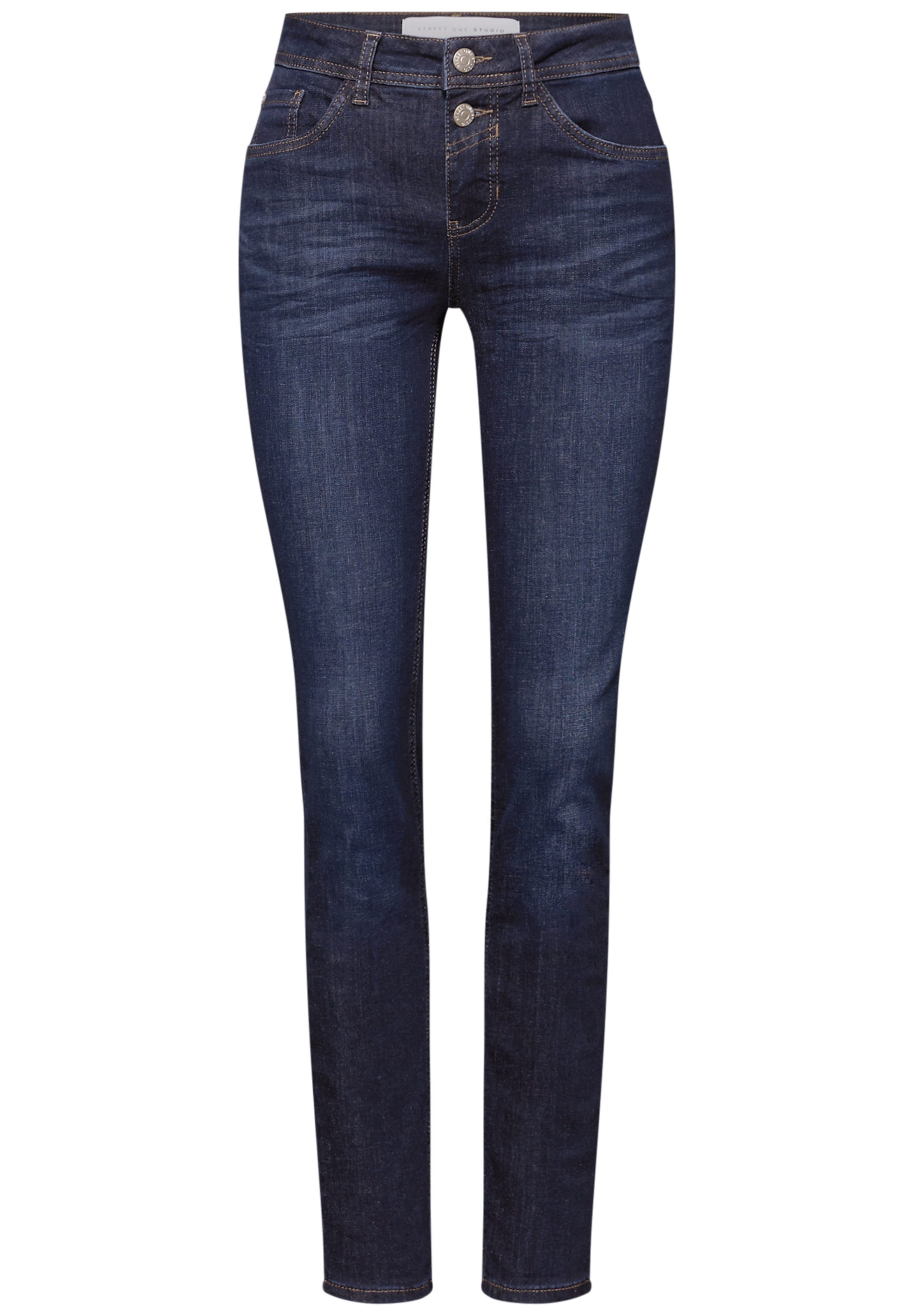 Street One Studio Slim fit Jeans in Blue: front