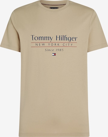 T-Shirt TOMMY HILFIGER en vert : devant