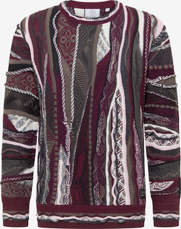 Carlo Colucci Pullover 'Feudo' in Grau: Vorderseite