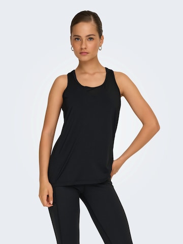 ONLY PLAY Top sportowy 'ONPlaze' w kolorze czarny: przód