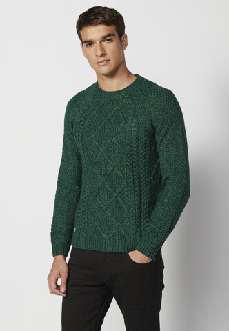 KOROSHI - Pullover 'Punto' em verde