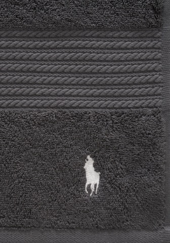 Ralph Lauren Home Badetuch 'POLO PLAYER' in Schwarz