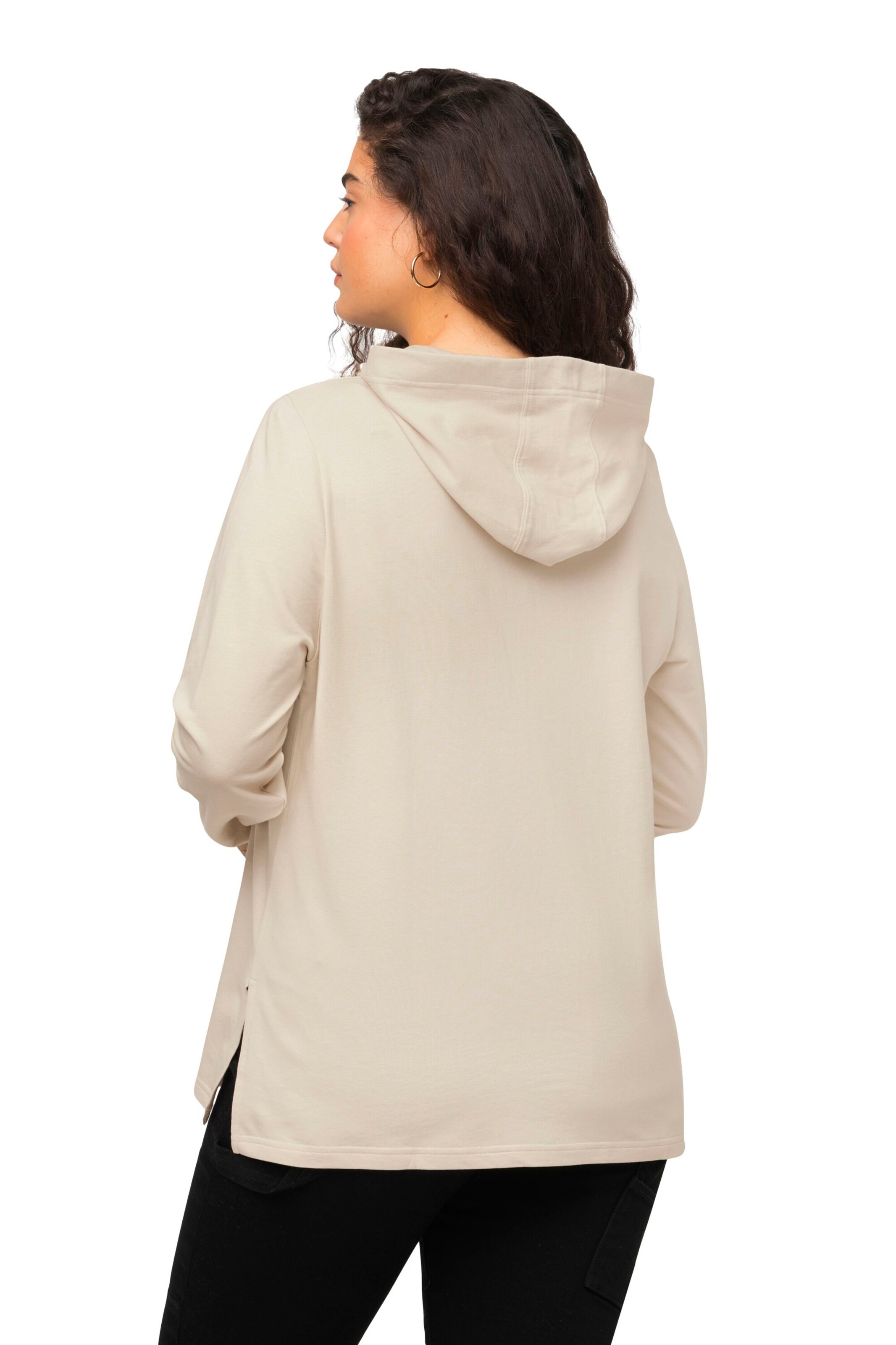 Ulla Popken Sweatshirt in Beige