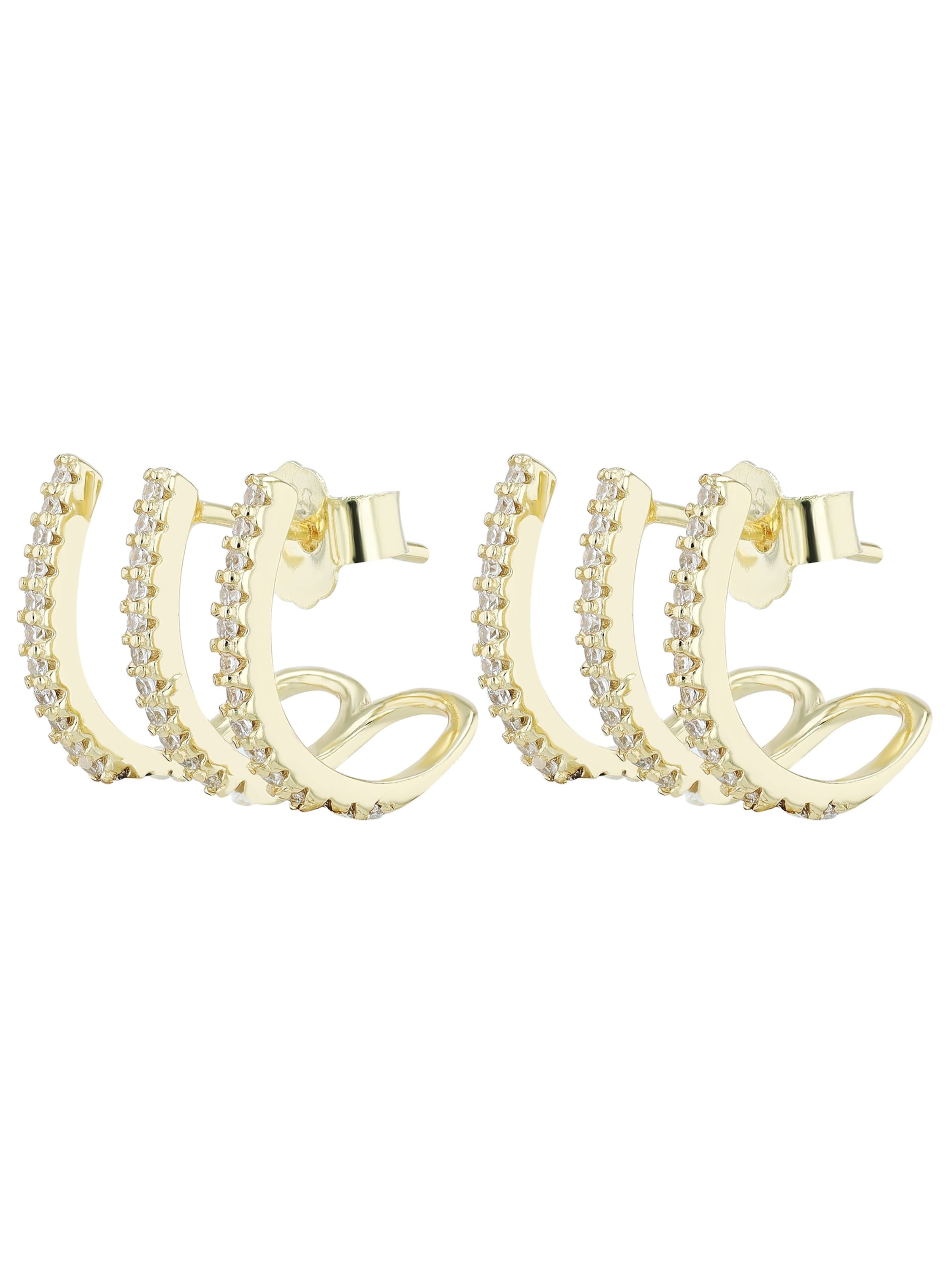 Akzent Earrings 'langlebig' in Gold